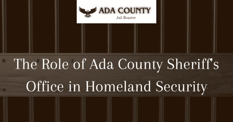The Role of Ada County Sheriff's Office in Homeland Security